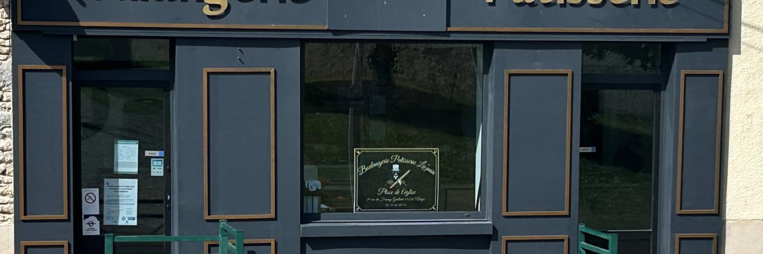 façade de la boulangerie